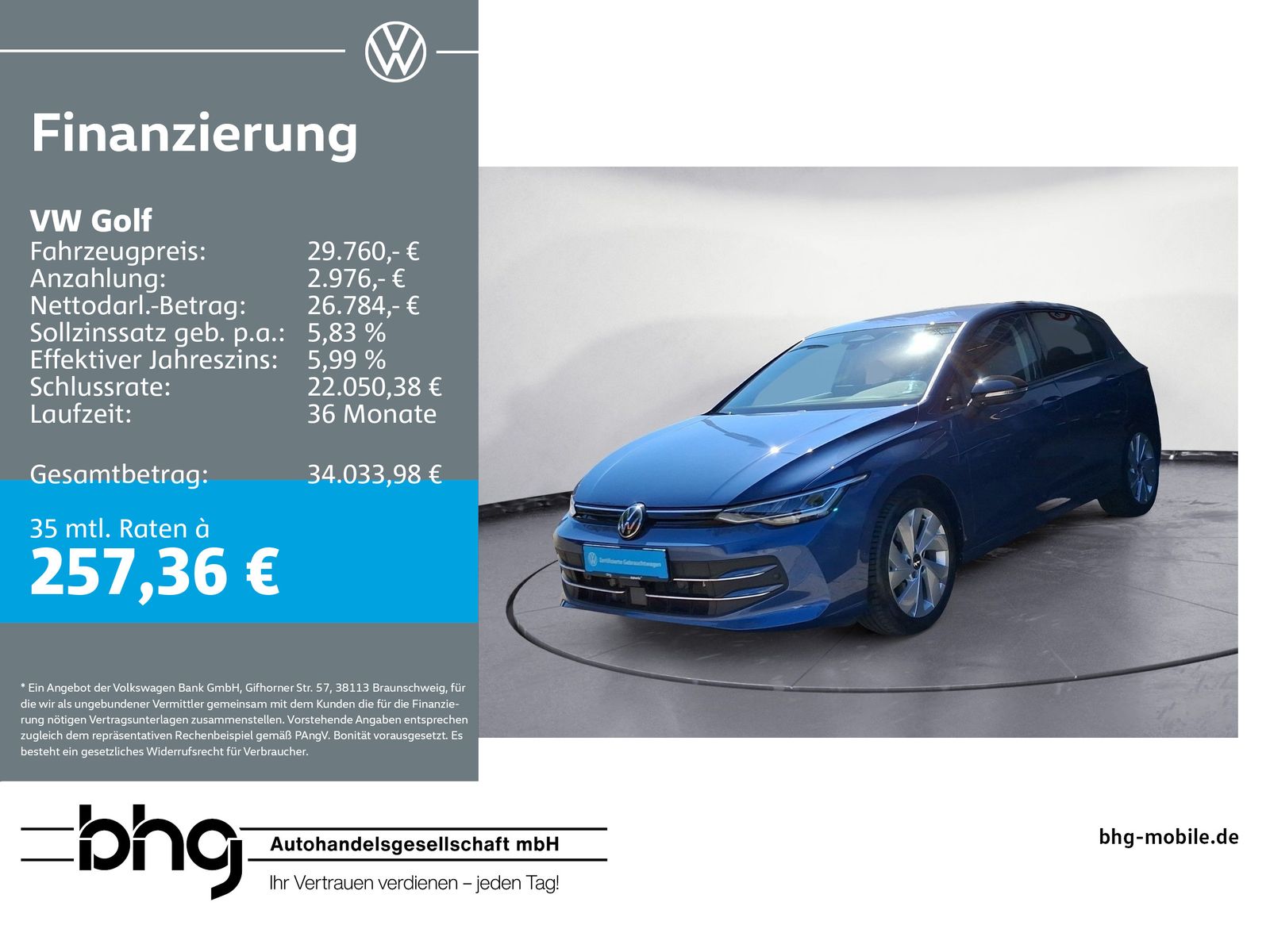 Volkswagen Golf 1.5 eHybrid DSG ENERGY #AHK #ACC #ANSCHLUSS