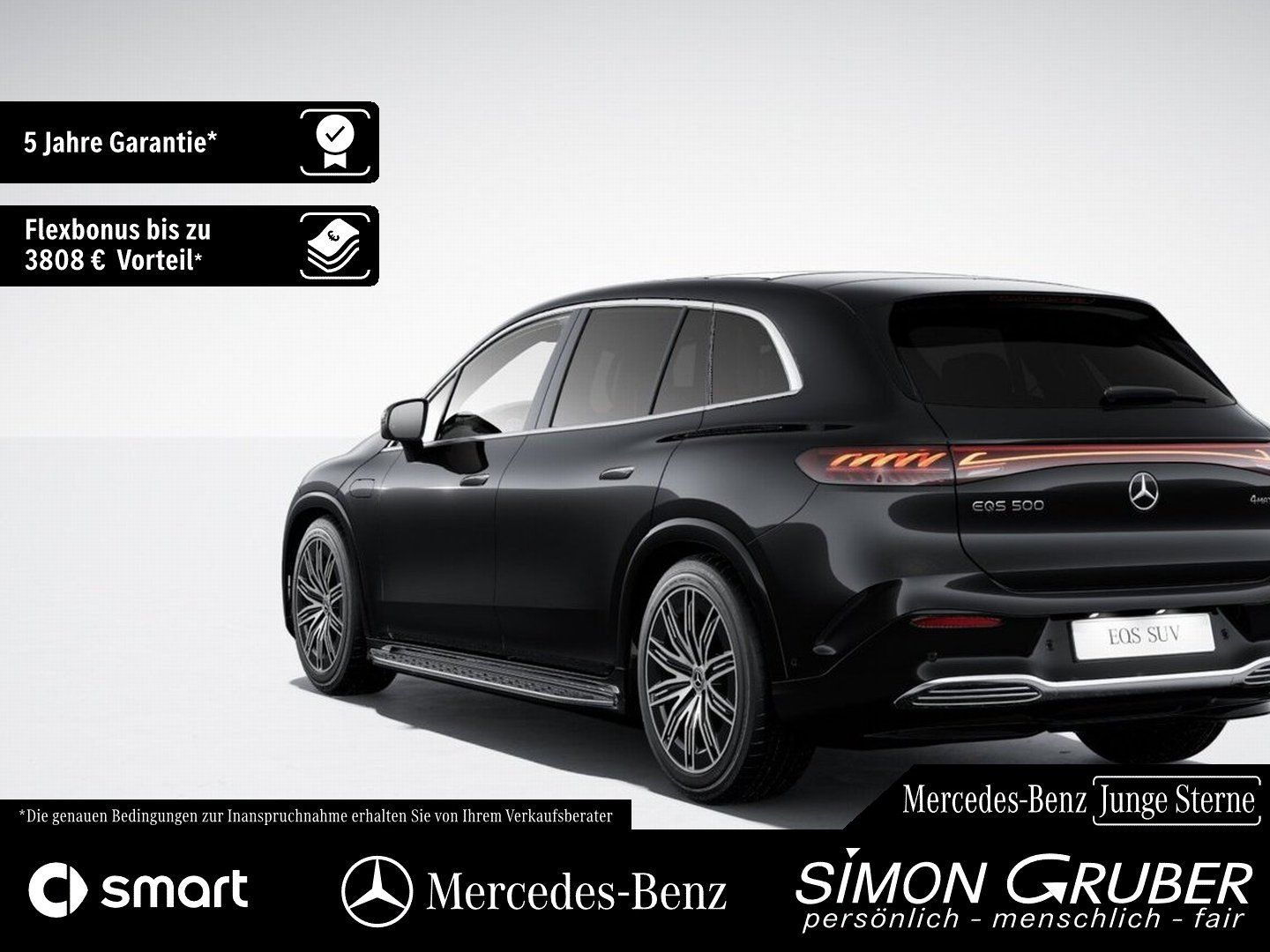 Fahrzeugabbildung Mercedes-Benz EQS 500 4M SUV AMG Hyper Fond-Entertain 7Sitze