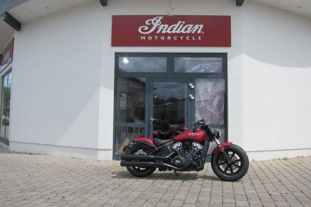 Indian SCOUT BOBBER  SUNSET RED SMOKE