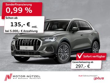 Audi Leasingangebot: Audi Q3 35 TFSI S-TR ADVANCED LED+NAVI+PDC+ACC+AHK+19
