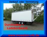 Möslein  neuer Planenanhänger, Ladebordwand + Durchladba - Planenanhänger
