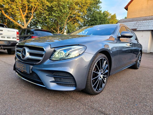 MERCEDES-BENZ E 220 d T AMG Line +MEMORY+BURMESTER+GSD+AHK+20*