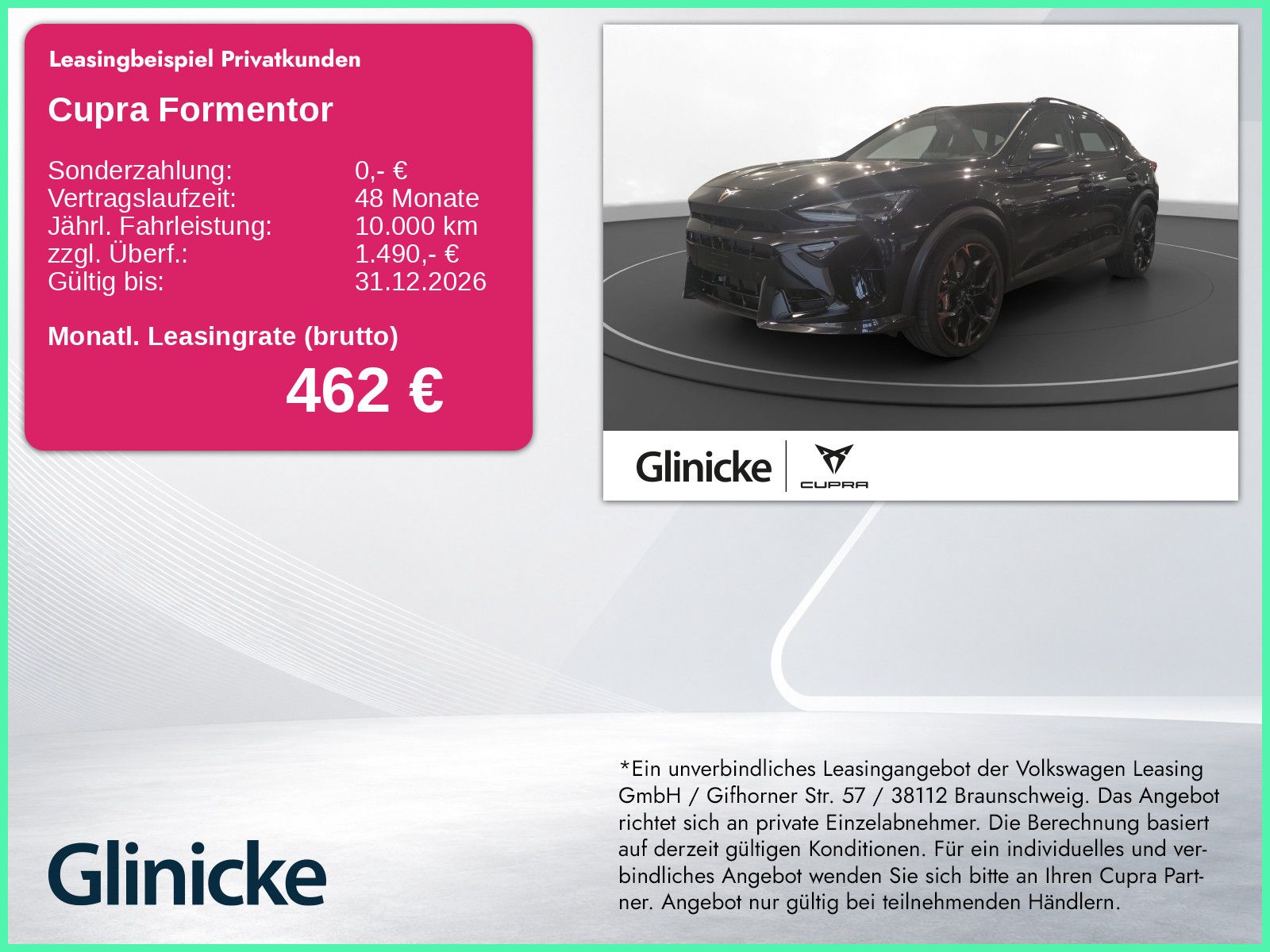 Cupra Formentor VZ5 2.5 TSI 7-Gang DSG 4Drive