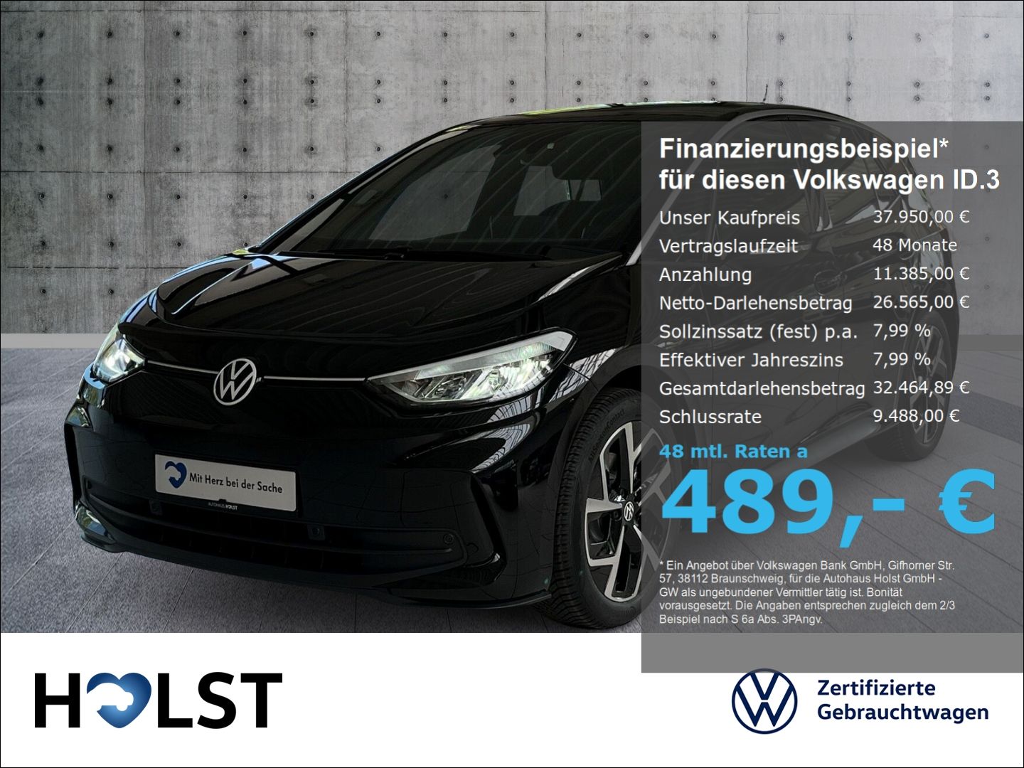 Volkswagen ID.3 Pro 59 kWh GJR LenkrHZ ACC LED AppConnect