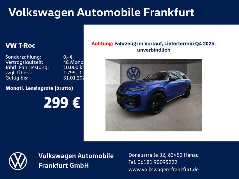 Volkswagen T-Roc Life 1.5 l eTSI OPF 85 kW (116 PS) 7-Gang-