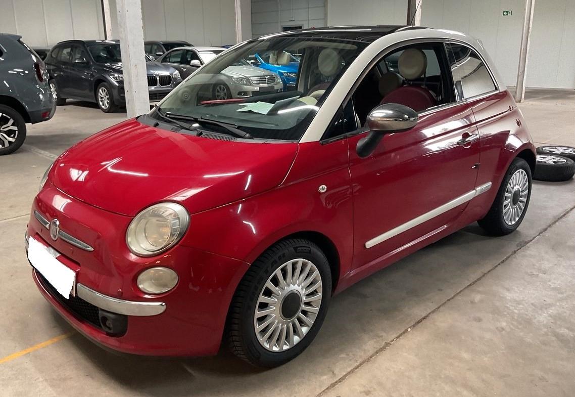 Fiat 500 0.9 TwinAir Lounge nur 100tkm TÜV NEU 1.Hand