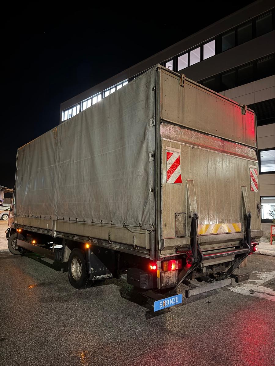 MAN LE 12.220 E3 PRITSCHE PLANE LBW BLATT LUFT