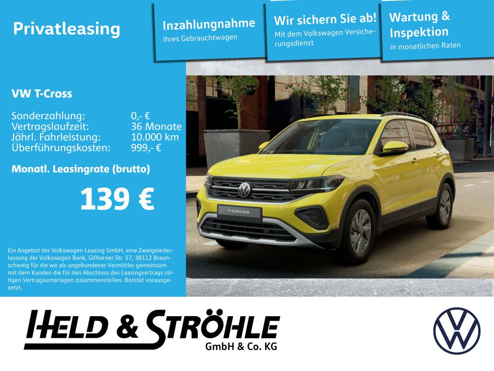 Volkswagen T-Cross 1.0 TSI 95PS Life