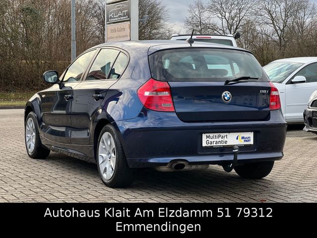 Fahrzeugabbildung BMW 118 Baureihe 1 Lim. 118i AHK