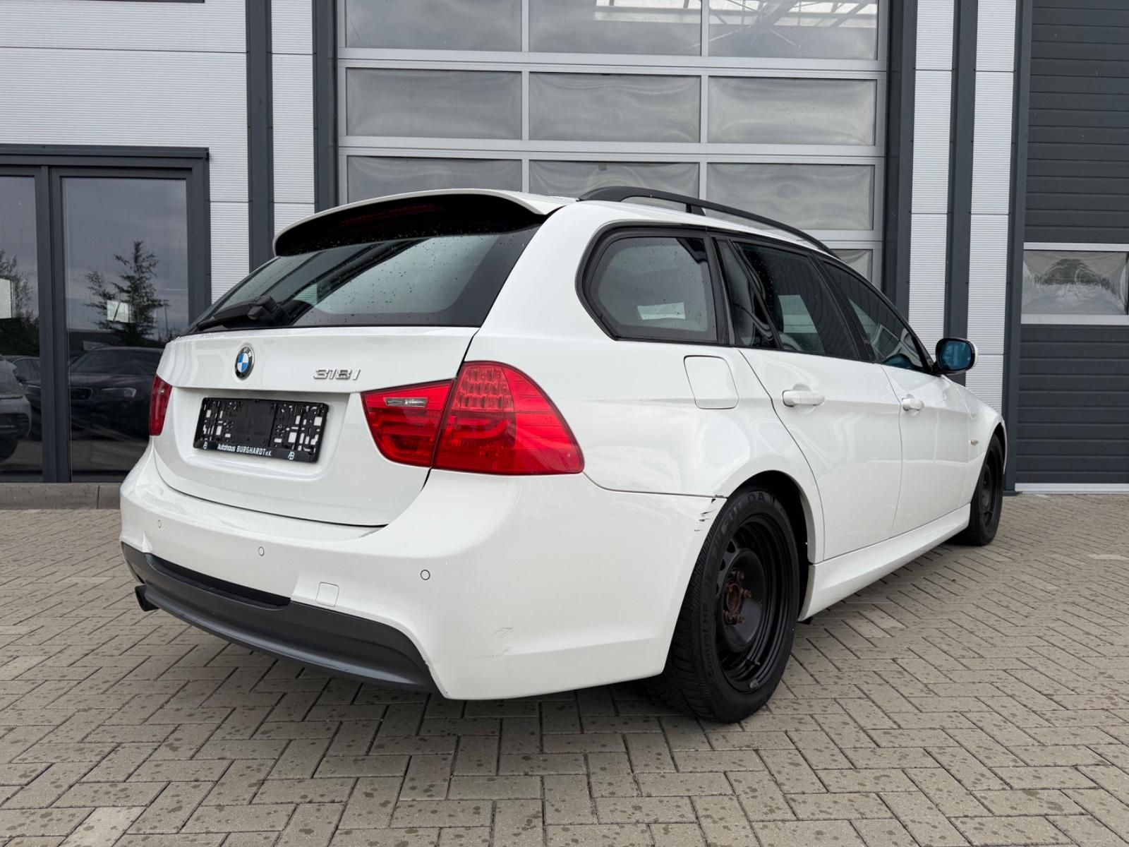 BMW 318 2009 — rear view
