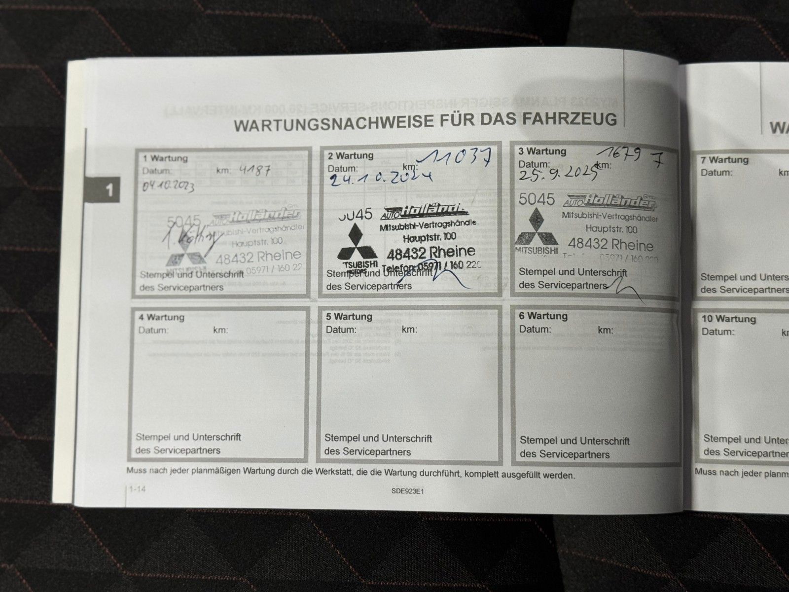 Fahrzeugabbildung Mitsubishi Space Star 1,2 Select Klima DAB+