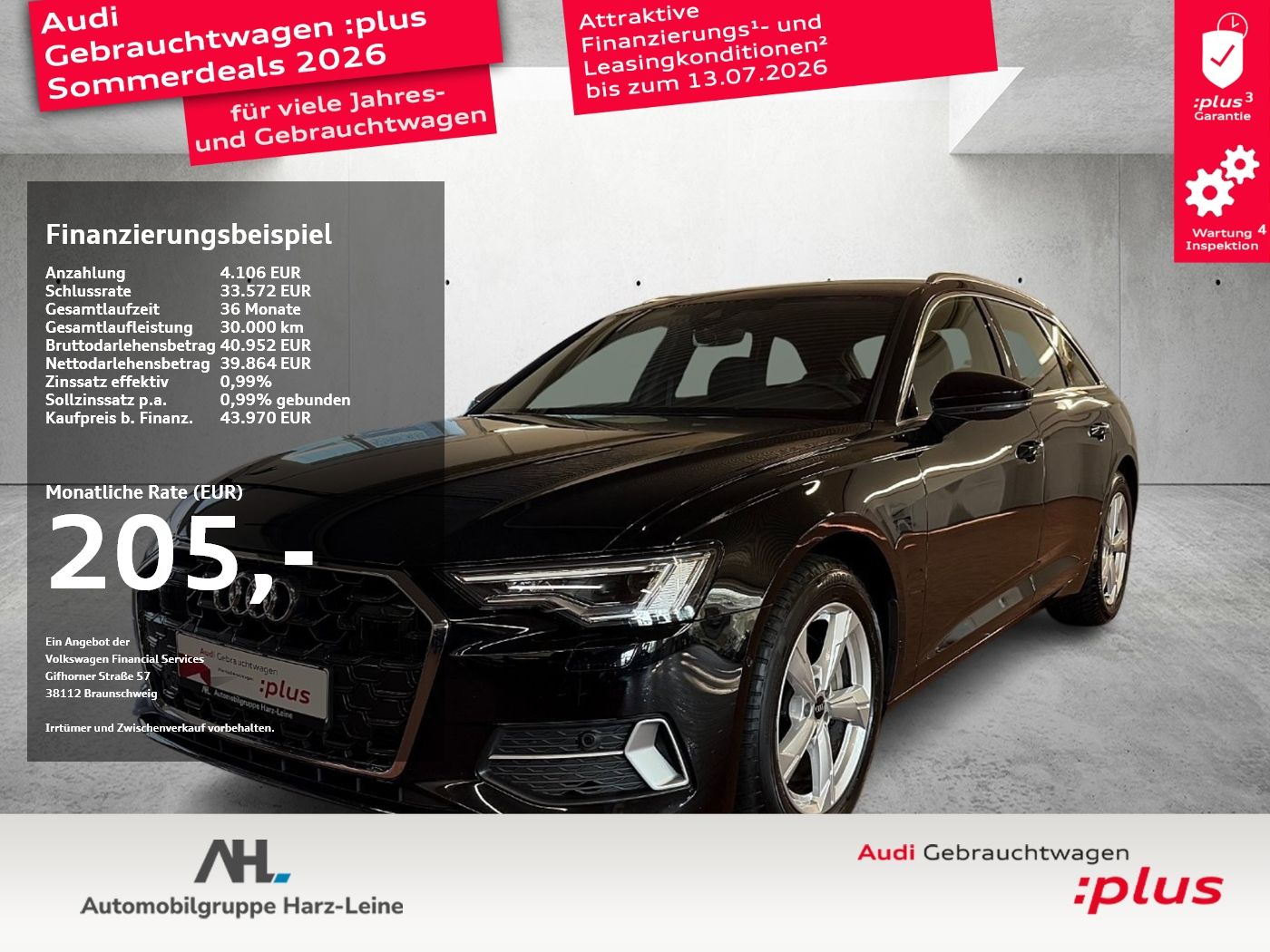 Audi A6 Avant 45 TFSI advanced S-tronic Matrix Navi A