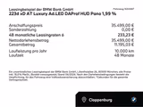 BMW 223d xD AT Luxury Ad.LED DAProf HUD Pano 1,99 % - blaue BMW 223 Active Tourer