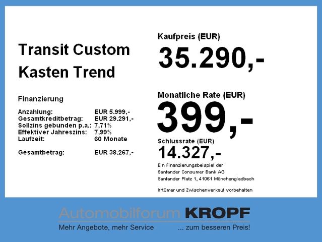 Ford Transit Custom Kasten Trend 280 L1 *NEUES MODELL