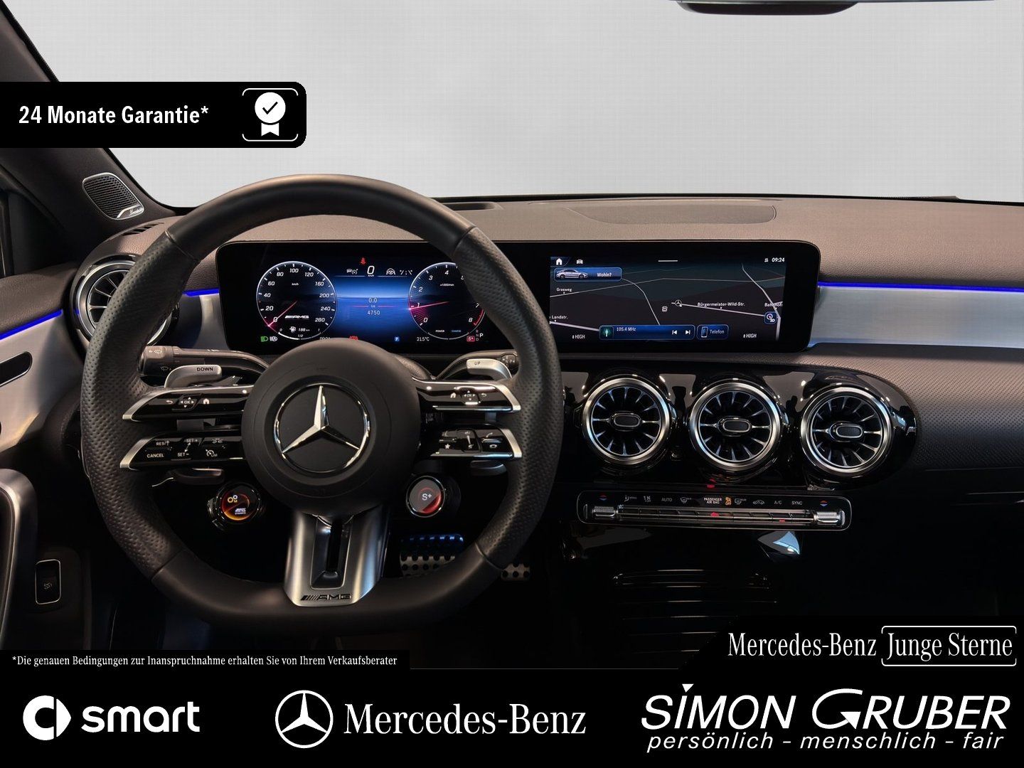 Fahrzeugabbildung Mercedes-Benz A 35 4M Limo AMG Night Pano HUD Burm MBeam