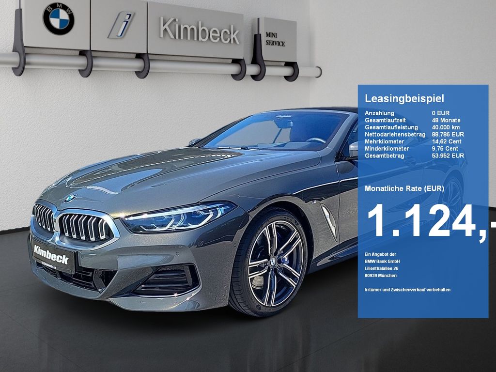 BMW 840i Cabrio M Aerodynamikpaket Sitzbelüft Standh