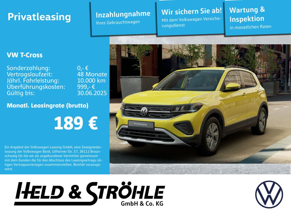 Volkswagen T-Cross 1.0 TSI 95PS Life