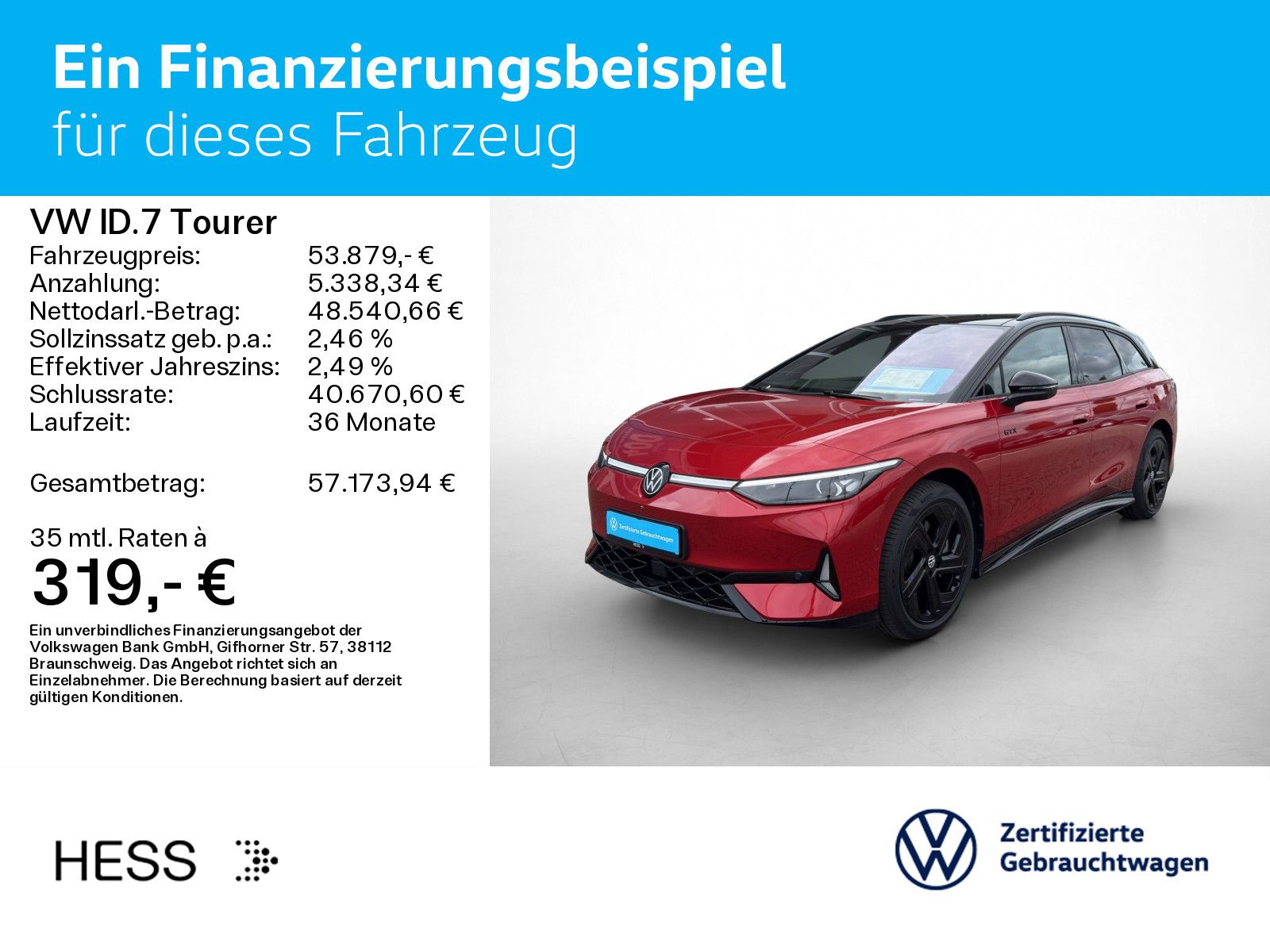 Volkswagen ID.7 Tourer GTX 4M WÄRMEPUMPE PANO IQ.LIGHT AHK foto 2