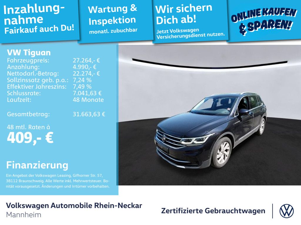 Volkswagen Tiguan 1.5 TSI Elegance DSG Navi AHK Kamera uvm
