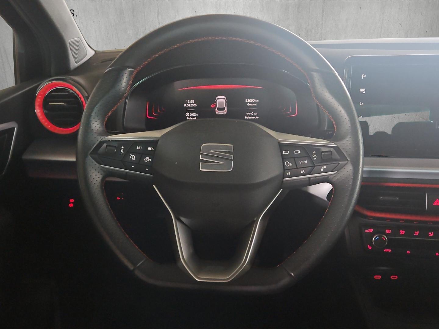 SEAT Ibiza FR 1.0 Navi LED Mehrzonenklima SHZ PDC hin, миниатюра 11