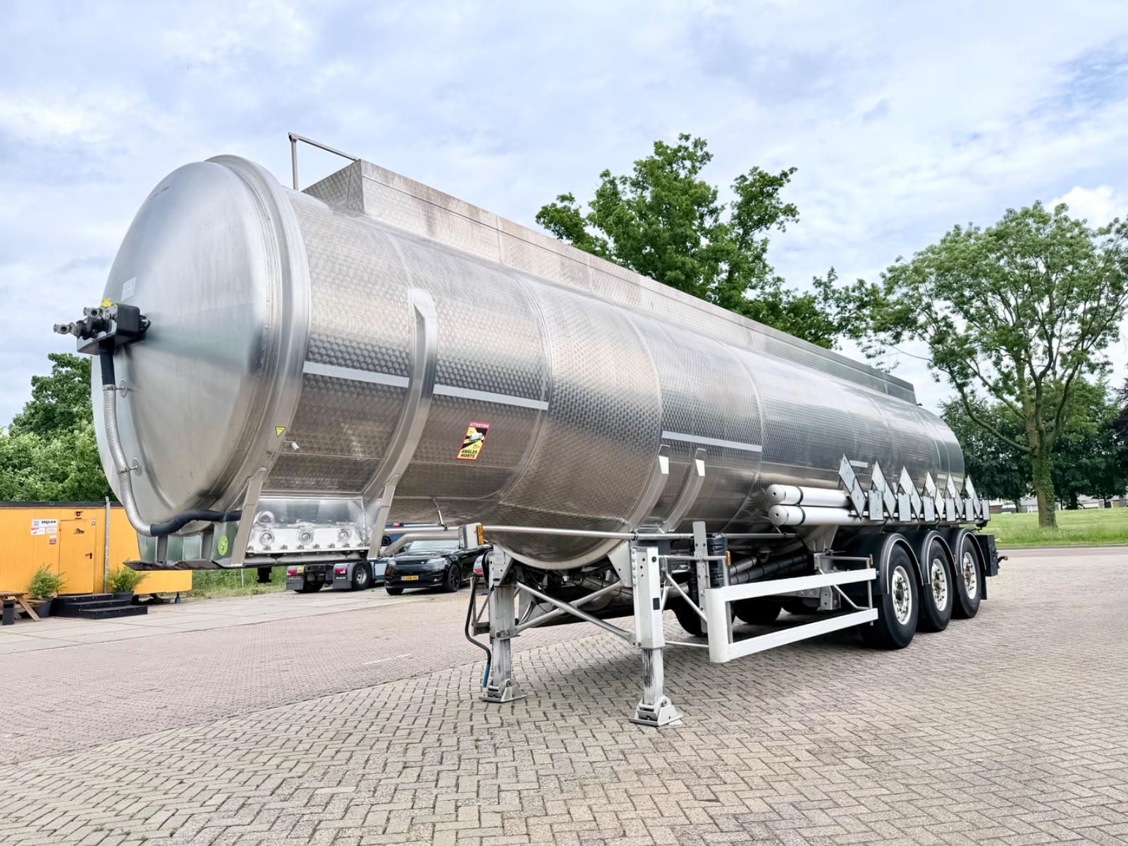 Magyar FUEL INOX 37.500ltr - 6k- top/bottom BPW - 6.5t