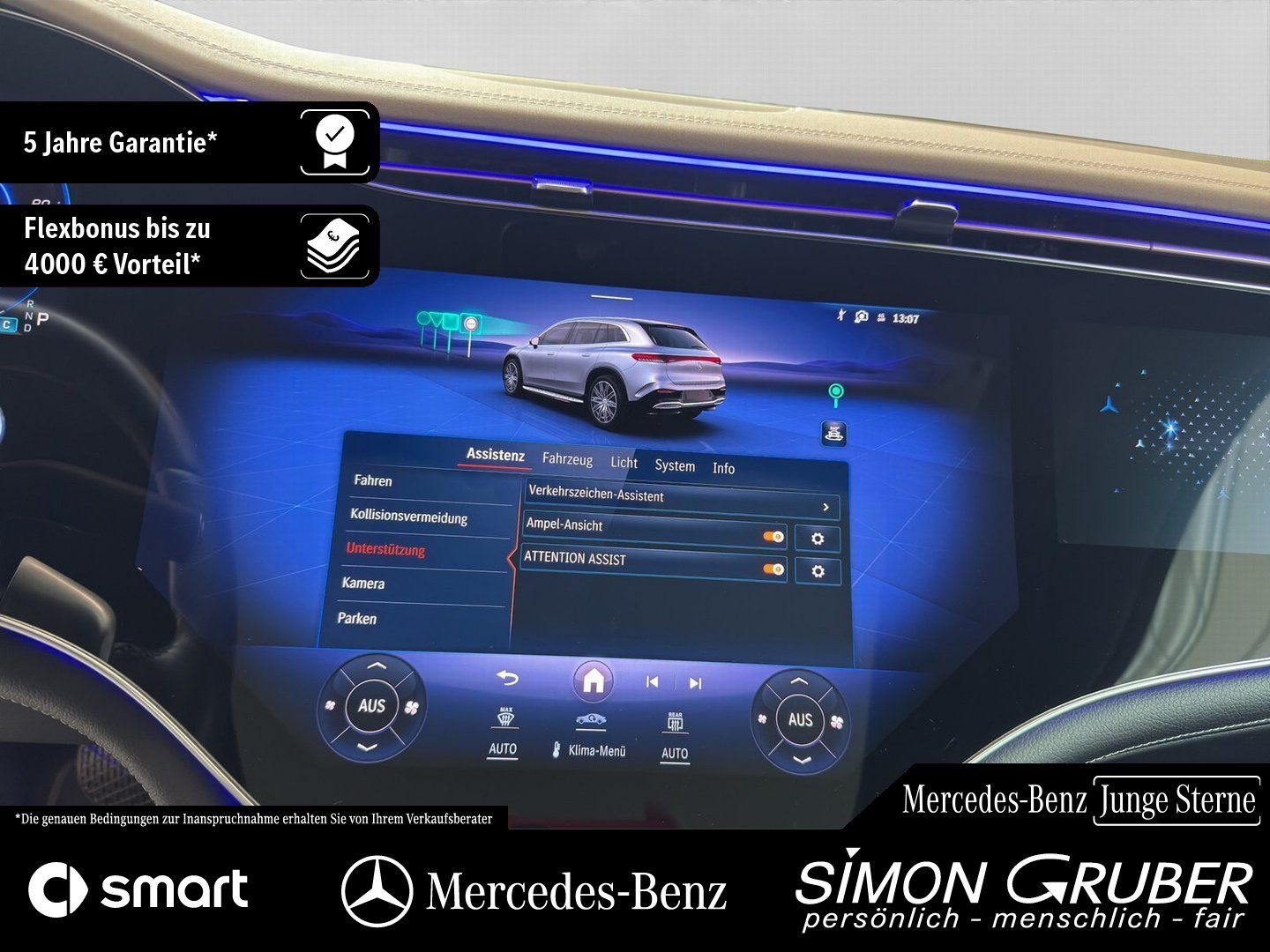 Fahrzeugabbildung Mercedes-Benz EQS 450+ SUV El. Art Premium Hyper 7Sitze Mod 23