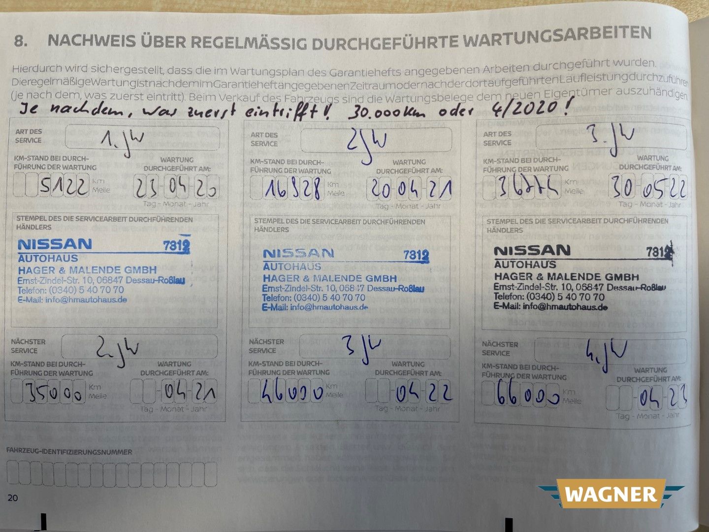 Fahrzeugabbildung Nissan NV200 Evalia e-Kasten Comfort Klimaautomatik