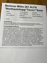 Benimar Mileo 261  ALFA Northautokapp Tecno Solar - Offers