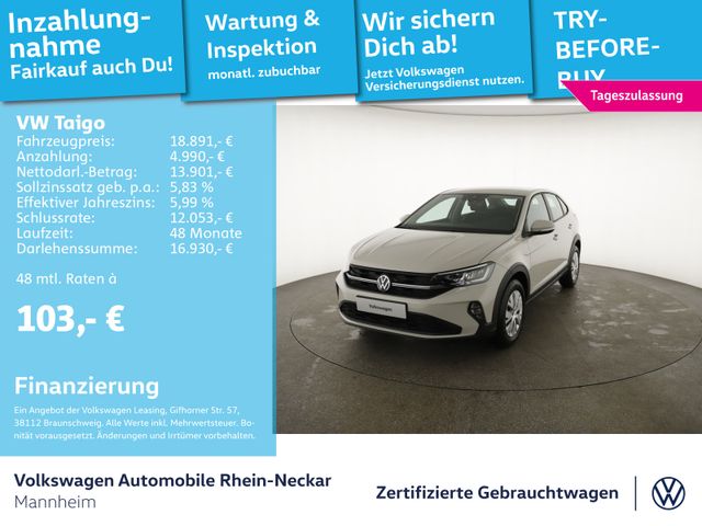 Volkswagen Taigo 1.0 TSI PDC App-Connect Lane Assist Front