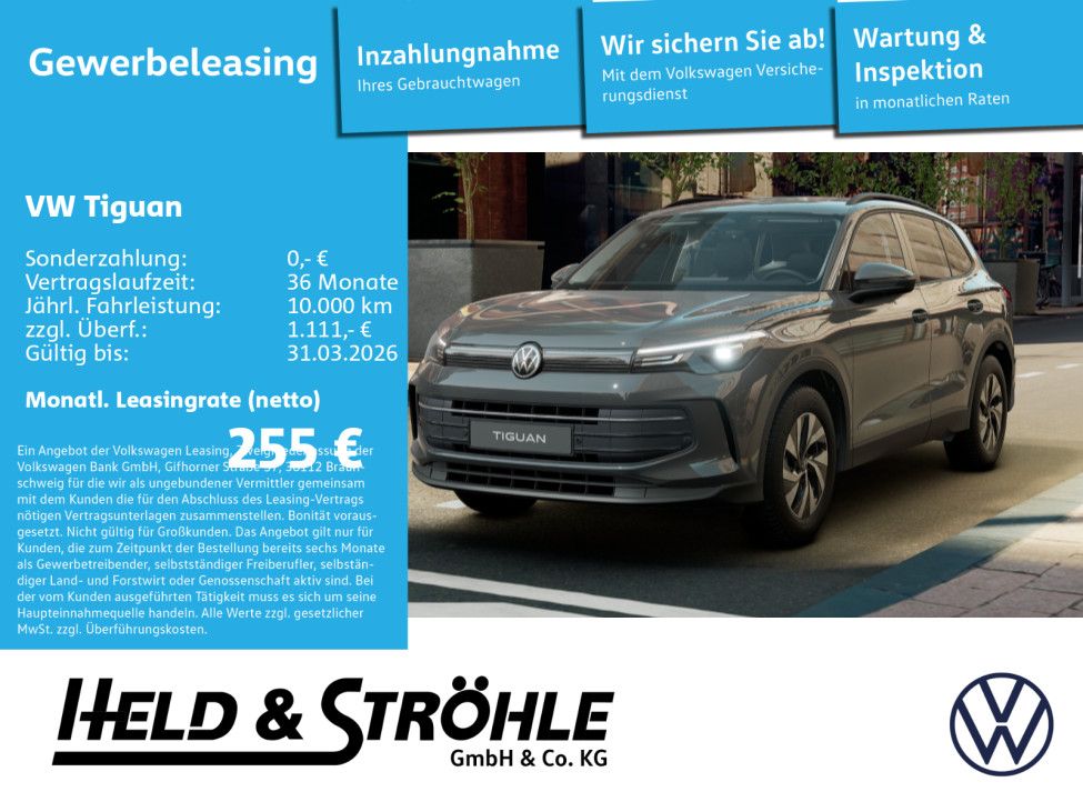 Volkswagen Tiguan Life 1.5 eTSI 96 kW SHZ / ACC / Kamera /