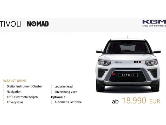 Fahrzeugabbildung KGM Tivoli Nomad Automatic*Klima*Navi*MJ25