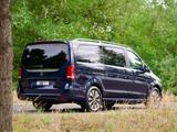 Mercedes-Benz EQV 300 Lang Avantgarde Vollausstattung, 8-fach - blaue Mercedes-Benz EQV