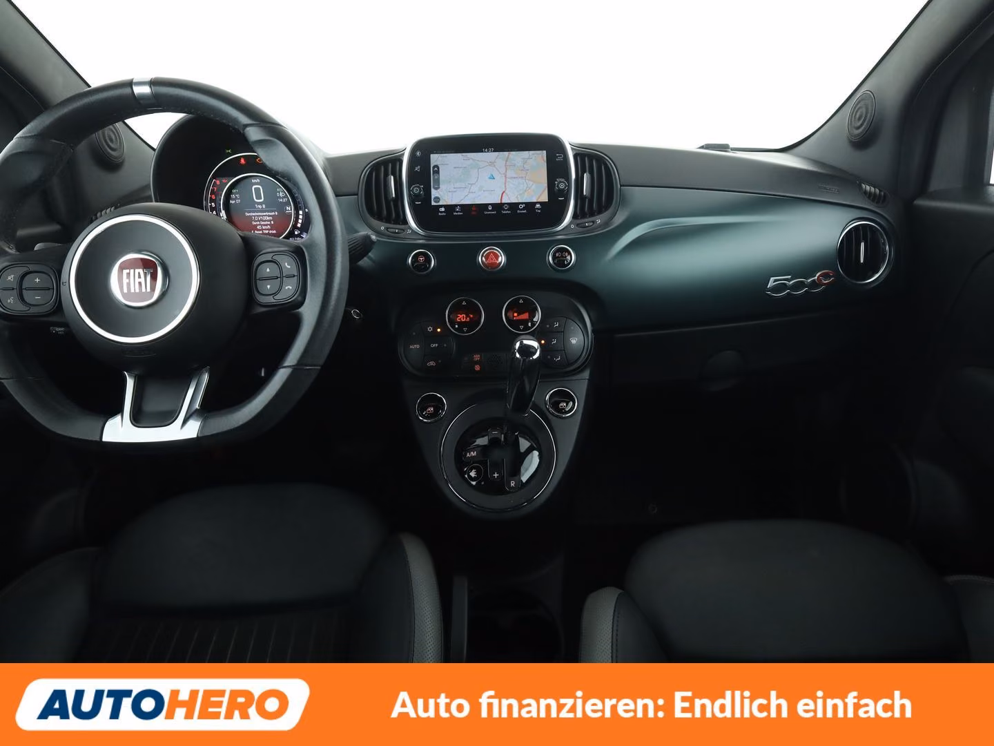 Fiat 500C 1.2 RockStar Aut.*CABRIO*NAVI*PDC*KLIMA*, миниатюра 11