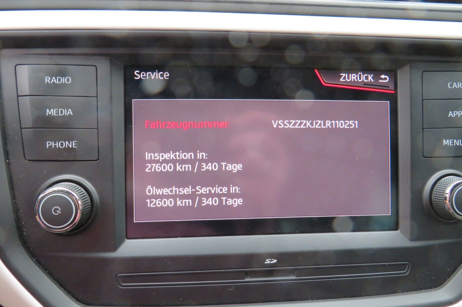 Fahrzeugabbildung SEAT Arona Xcellence CNG LED PDC KLIMA