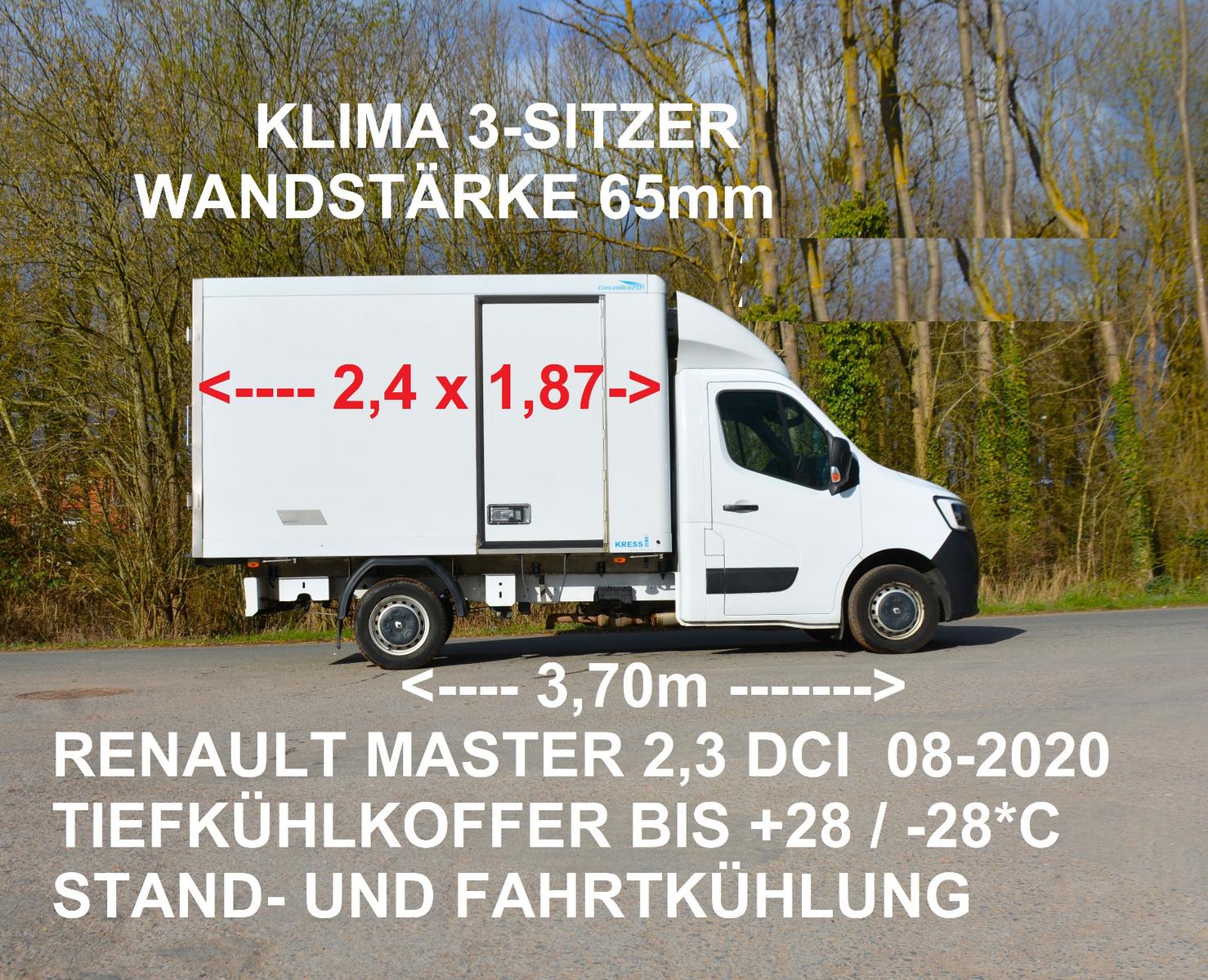 Renault MASTER 2,3 DCI MAXI TIEF- KÜHLKOFFER -28* / +28*