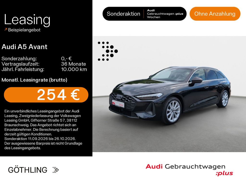 Audi A5 Avant 40 TDI S-tro*B&O*HuD*Navi+*Sposi*Leder*