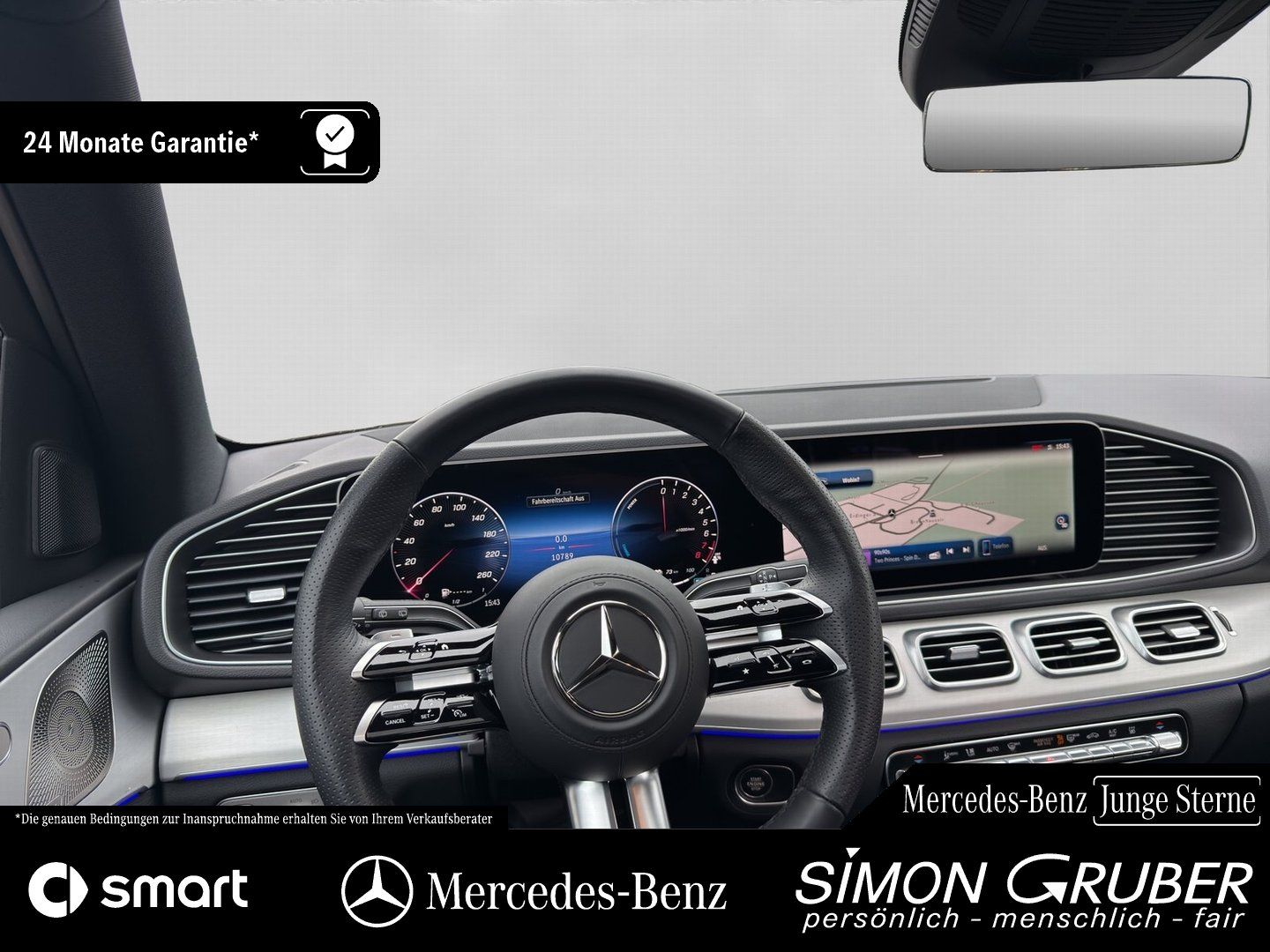 Fahrzeugabbildung Mercedes-Benz GLE 400 e AMG Night Pano Airmatic Burm MBeam 360