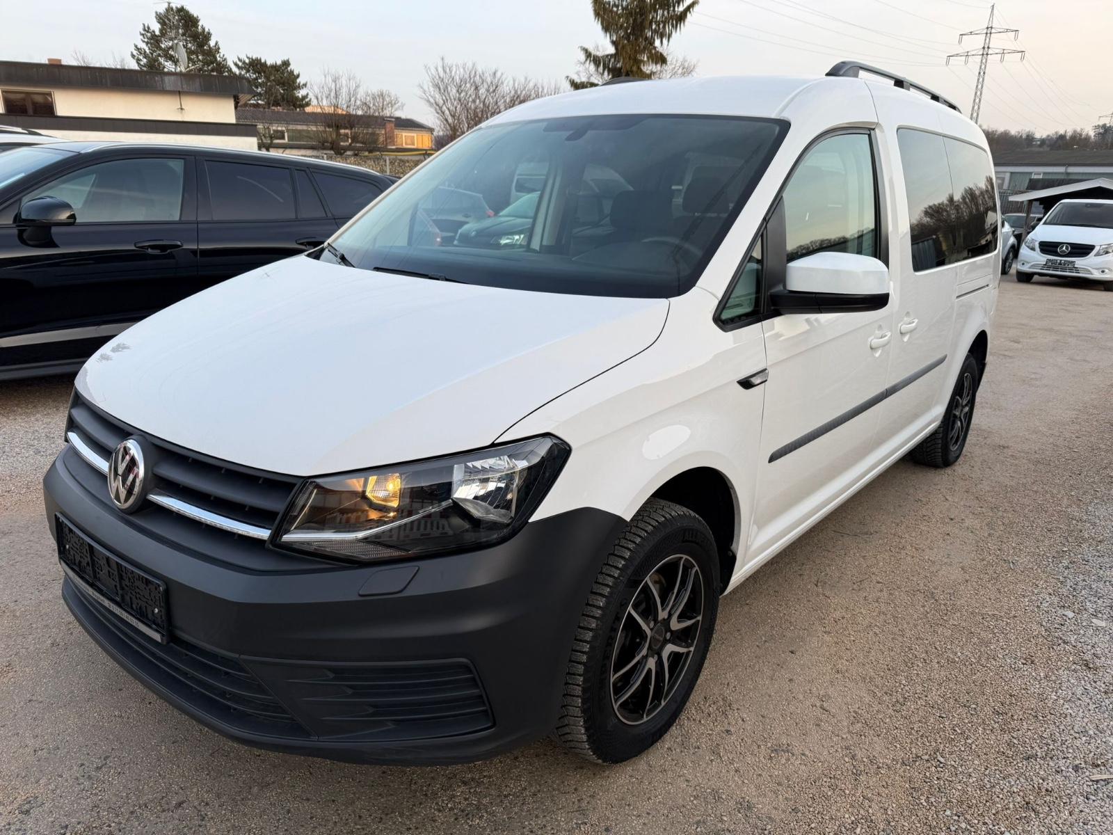 Volkswagen Caddy PKW Maxi 7-Sitzer,Kamera,Alu,Navi,Sitzh.
