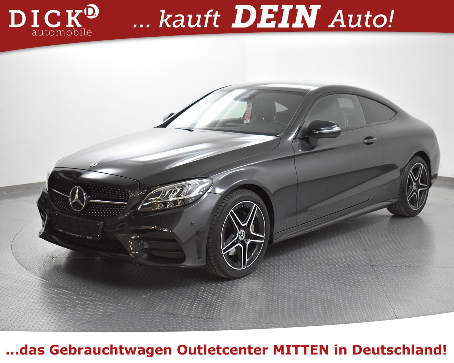 MERCEDES-BENZ C 200 Coupe 2X AMG Line NIGHT+WIDES+LED+KAM+ACC+ - Image 3