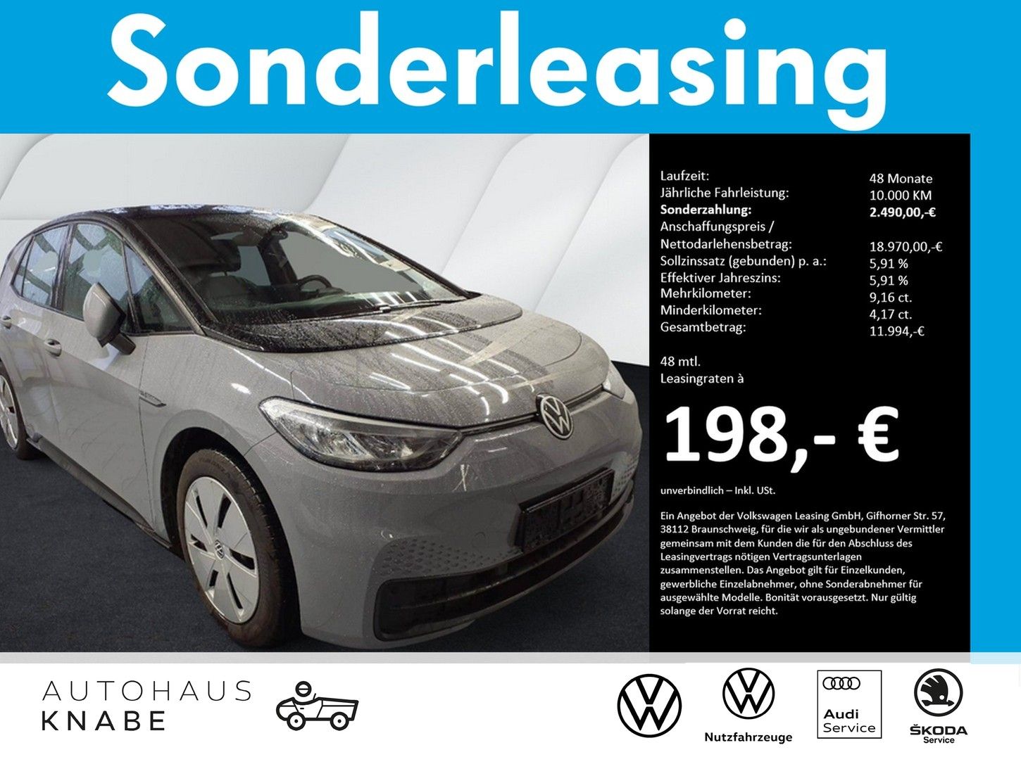 Volkswagen ID.3 Pro LED NAVI PDC SHZ