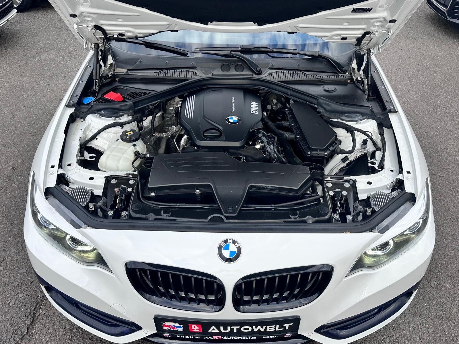 BMW 218 d Coupe Sport Line Navi SitzHz PDC LED 1.Hand, миниатюра 29