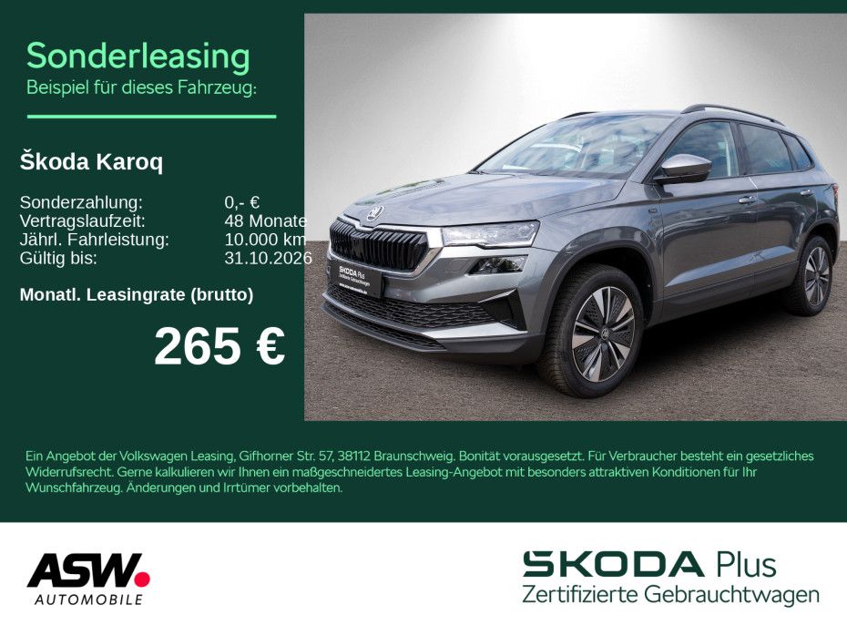 Skoda Karoq Tour 2.0 TDI DSG LED NAVI AHK RFK Standhz
