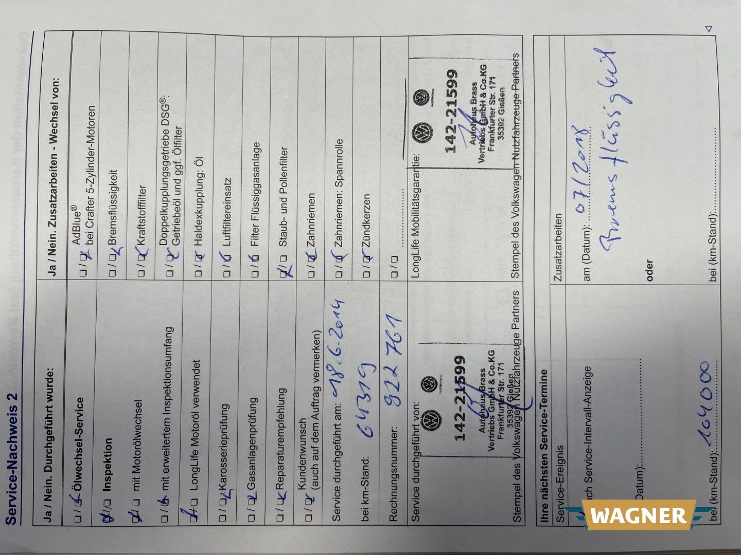 Fahrzeugabbildung Volkswagen T5 Transporter Kasten 2.0 Klima