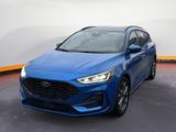 Ford Focus ST-Line Turnier Automatik Sportpaket Navi - mit Benzin-Antrieb: Blau, Kombi, mit Klimaanlage, Sportpaket