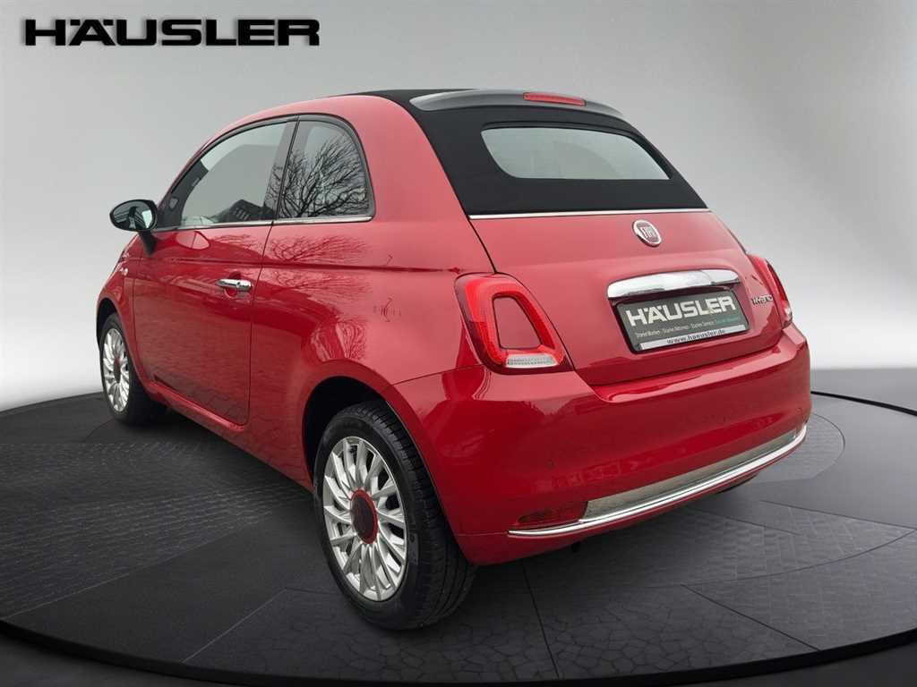 Fiat 500C "RED" Parkpilot CarPlay Klima LM-Felgen 