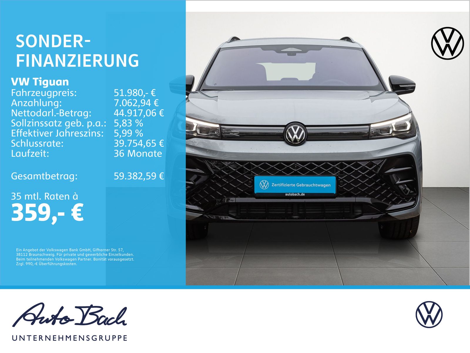 Volkswagen Tiguan R-Line 2.0TDI 4M DSG Navi Matrix Standhzg imagem 2