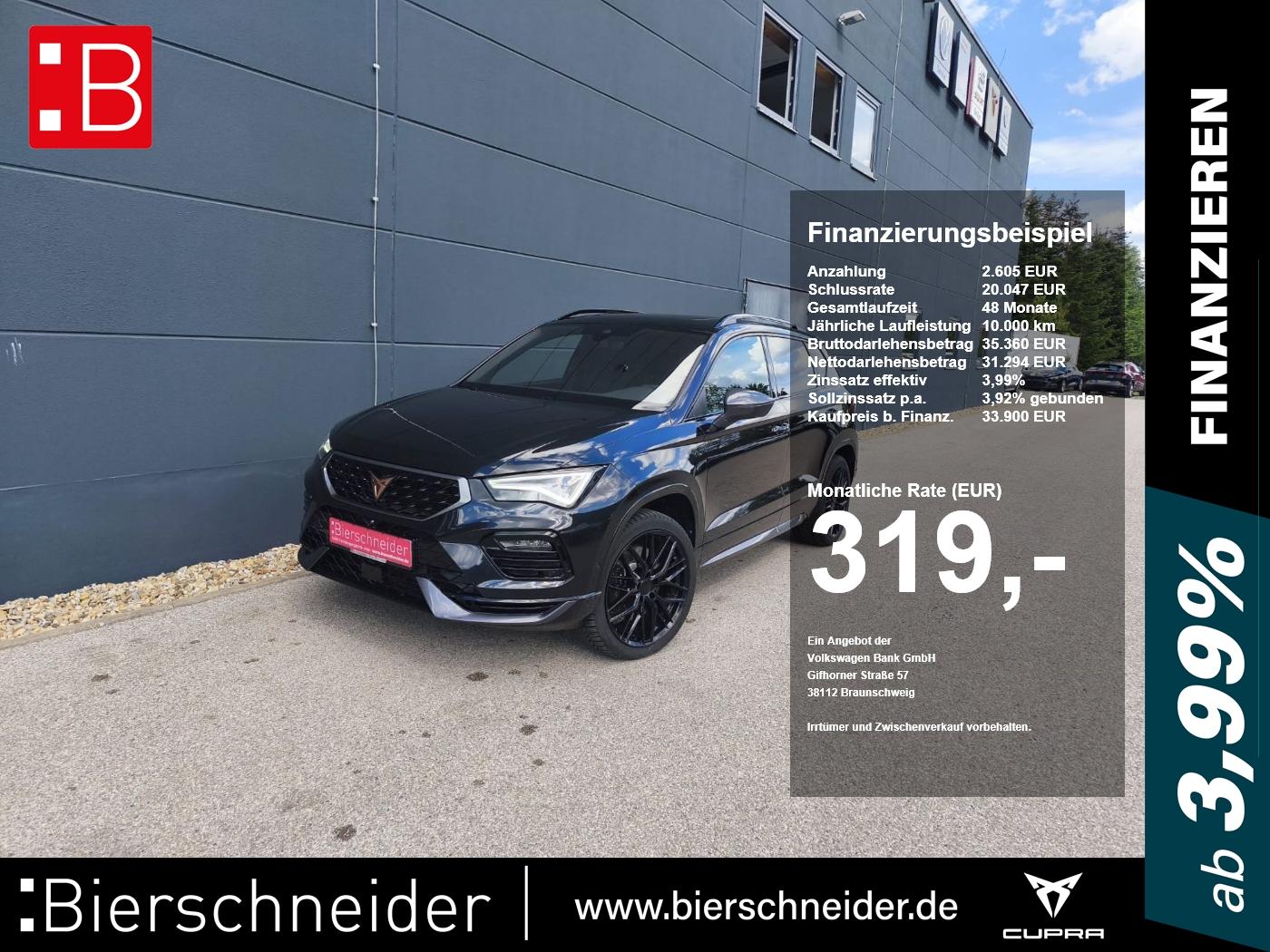 Cupra Ateca 300 4DRIVE VZ heizbare Frontscheibe PANO A