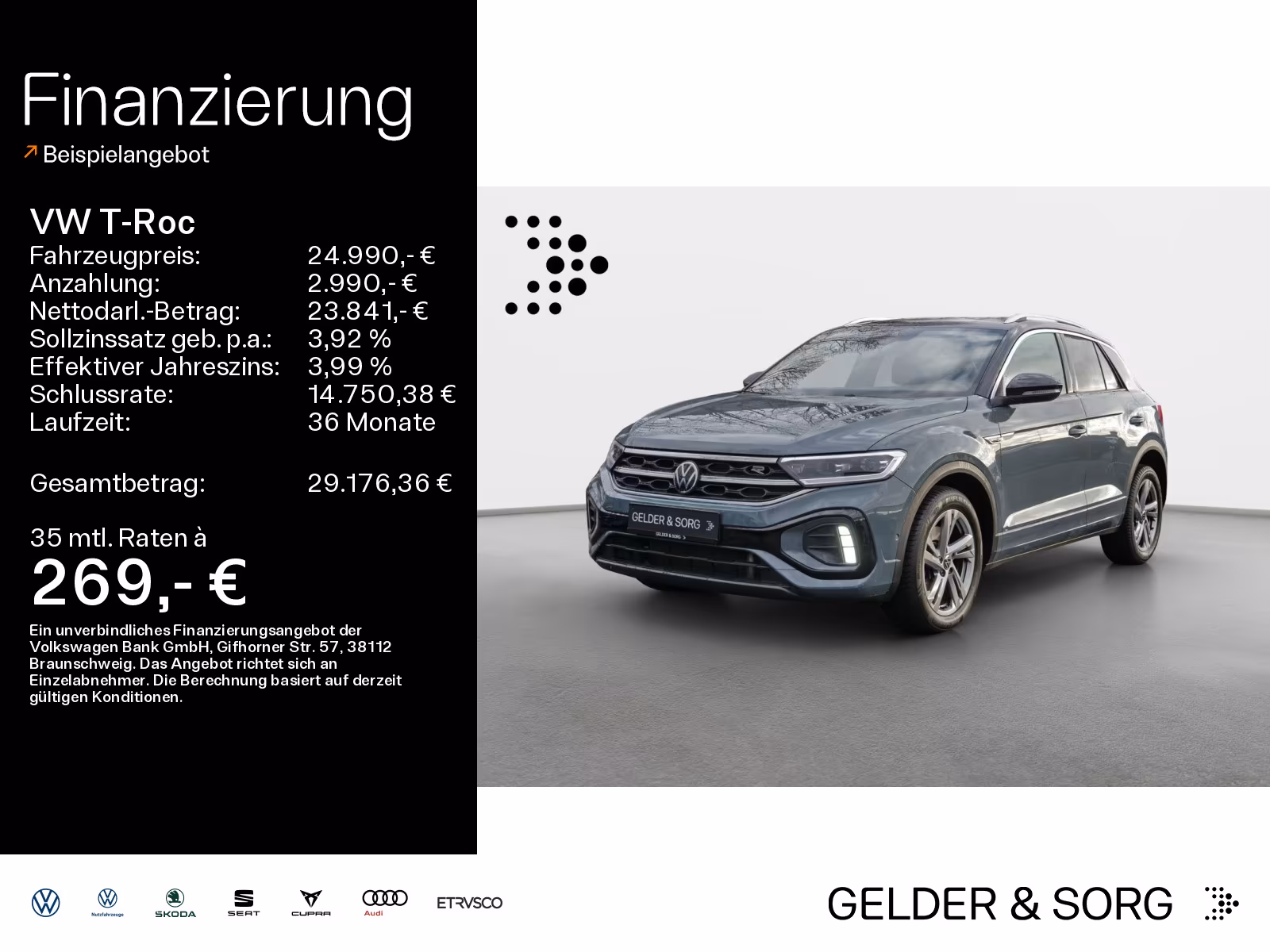 Volkswagen T-ROC R-Line 2.0 TDI AHK*LED*RFK*ACC*Digital