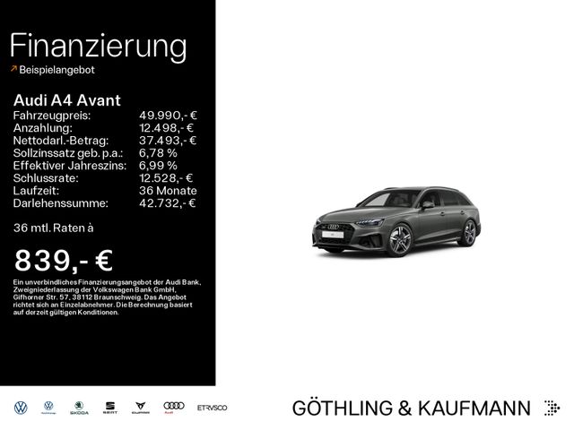 Audi A4 Avant 45 TFSI qu 2x S line S tro*Pano*LED*Vir