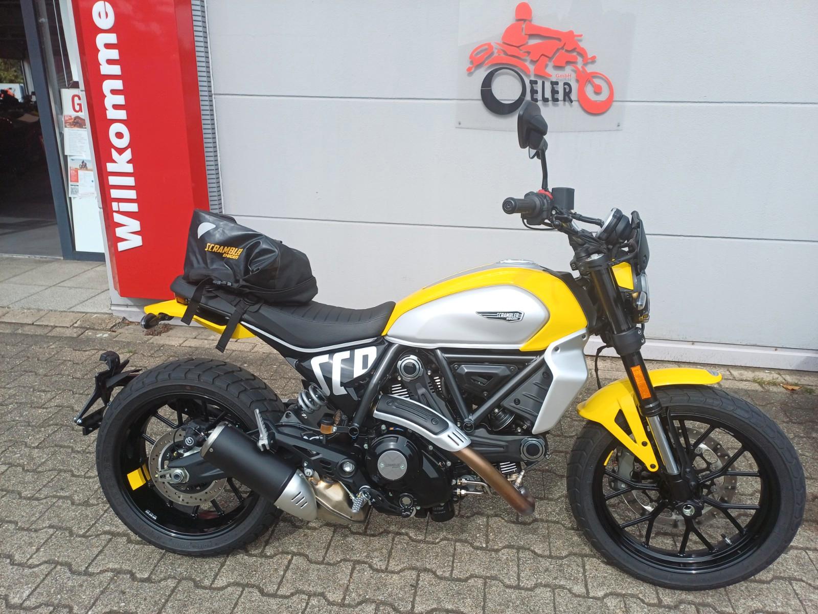Ducati Scrambler 800 Icon mit schönem Zubehör